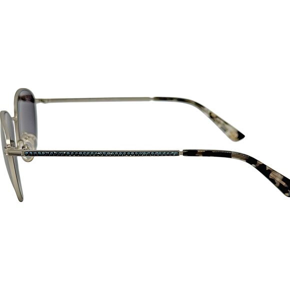 Jimmy Crystal JCS855 Womens Round Metal Sunglass BD0 Silver 52-18 - Picture 4 of 5